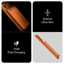Load image into Gallery viewer, Momax 1-Power S.Pass 5000mAh Qi2 Magnetic Wireless Power Bank - Orange