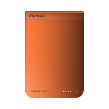 Load image into Gallery viewer, Momax 1-Power S.Pass 5000mAh Qi2 Magnetic Wireless Power Bank - Orange