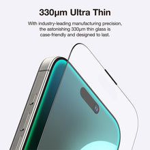 Load image into Gallery viewer, AT 6.3 2.75D FULLY COVERED DUST FILTER TITAN FOR IPHONE 16 PRO - MATTE - CVRGRM