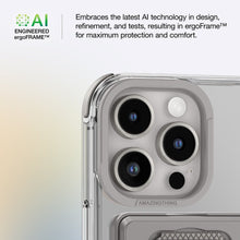 Load image into Gallery viewer, AT OMNI MAGSAFE DROP PROOF CASE WITH STAND FOR IPHONE 16 PRO - GREY - CVRGRM