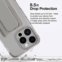 Load image into Gallery viewer, AT OMNI MAGSAFE DROP PROOF CASE WITH STAND FOR IPHONE 16 PRO - GREY - CVRGRM