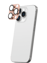 Load image into Gallery viewer, AT iPhone 16 Pro 6.3 / 16 Pro Max 6.9 Aviation Grade Alloy Lens Glass - CVRGRM