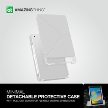 Load image into Gallery viewer, AT Minimal Case For iPad 10.2 (2024) - Gray - CVRGRM