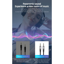 Load image into Gallery viewer, IQ Touch AudioLink - AUX 3.5MM AUX to 3.5MM AUX Audio Cable - Black - CVRGRM