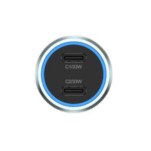 Load image into Gallery viewer, IQ Touch Dual Type - C Car Charger with Type - C Charging Cable - CVRGRM