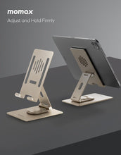 Load image into Gallery viewer, Momax Fold Stand Rotatable Phone And Tablet Stand - Titanium - CVRGRM