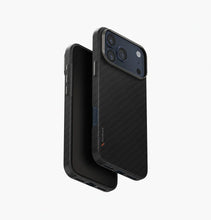 Load image into Gallery viewer, UNIQ Keva Edge Slimline 100% Aramid Carbon Fiber iPhone 17 Pro Case