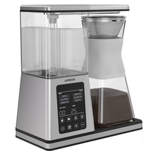 Load image into Gallery viewer, LePresso Crystal Brew 220-240V Drip Coffe Machine With LCD Control - Silver