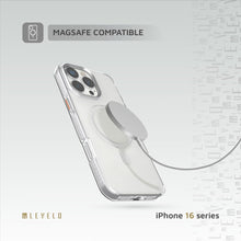 Load image into Gallery viewer, Levelo Allure PC Hard Case for iPhone 16 Pro - Clear - CVRGRM