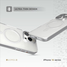 Load image into Gallery viewer, Levelo Allure PC Hard Case for iPhone 16 Pro - Clear - CVRGRM