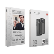 Load image into Gallery viewer, Levelo Graphia IMD Silicone Grip Case For iPhone 16 Pro Max - CVRGRM