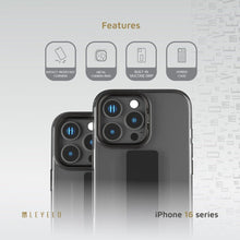 Load image into Gallery viewer, Levelo Graphia IMD Silicone Grip Case For iPhone 16 Pro Max - CVRGRM