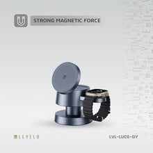Load image into Gallery viewer, Levelo Luce 4 In 1 Wireless Charger - Gray - CVRGRM