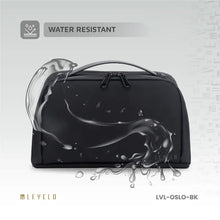 Load image into Gallery viewer, Levelo Oslo Pouch & Toiletry Bag - Black - CVRGRM
