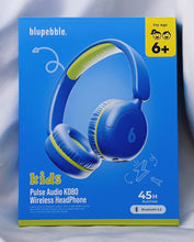 Load image into Gallery viewer, BLUPEBBLE KIDS PULSE AUDIO KD80 WIRELESS HEADPHONE - BLUE - CVRGRM