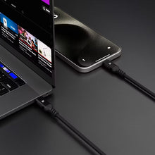 Load image into Gallery viewer, Powerology Power Sync Weave USB-C to USB-C PD 60W Aluminum Plug/Shell Nylon Braided 1.2M Cable