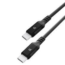 Load image into Gallery viewer, Powerology Power Sync Weave USB-C to USB-C PD 60W Aluminum Plug/Shell Nylon Braided 1.2M Cable
