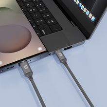 Load image into Gallery viewer, Powerology Power Sync Weave USB-C to USB-C PD 60W Aluminum Plug/Shell Nylon Braided 1.2M Cable