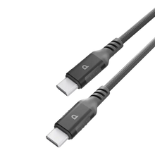 Load image into Gallery viewer, Powerology Power Sync Weave USB-C to USB-C PD 60W Aluminum Plug/Shell Nylon Braided 1.2M Cable