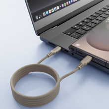 Load image into Gallery viewer, Powerology Maglink Weave Magnetic USB-C 1.2m Cable PD 60W Metal Plug Nylon Braided