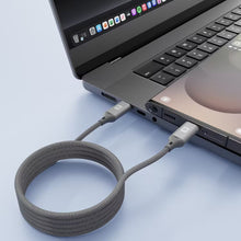 Load image into Gallery viewer, Powerology Maglink Weave Magnetic USB-C 1.2m Cable PD 60W Metal Plug Nylon Braided