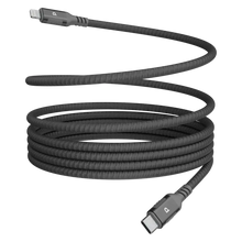 Load image into Gallery viewer, Powerology Maglink Weave Magnetic USB-C To Lightning 1.2m Cable PD 30W Metal Plug Nylon Braided - Gray