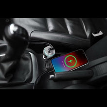 Load image into Gallery viewer, Powerology 75W Dual-Port High-Power Car Charger - Black/Silver