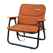 Load image into Gallery viewer, Porodo Lifestyle Camping Foldable Chair - Brown - CVRGRM