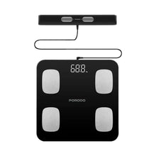 Load image into Gallery viewer, Porodo Lifestyle Precise Analysis Smart Scale | 8 Electrode Body Composition Monitor - Black
