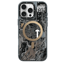 Load image into Gallery viewer, Young Futuristic Desert Gold Circuit Board for iPhone 16 Pro Max - Desert Gold - CVRGRM