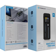 Load image into Gallery viewer, Powerology 140W Dual Channel Smart Battery Display Power Bank with Colorful LED 27000mAh - CVRGRM