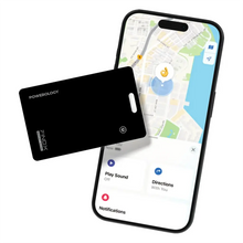 Load image into Gallery viewer, Powerology FindX IPX8 Smart Card Rechargeable Wireless Charging 100mAh - Black