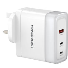 Load image into Gallery viewer, Powerology Lunex Series 3-Port Fast Charging Adapter 100W