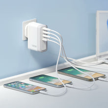 Load image into Gallery viewer, Powerology Lunex Series 4-Port Fast Charging Adapter 140W