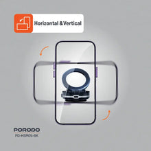 Load image into Gallery viewer, Porodo HS05 Vacuseal MagSafe Magnetic Mount - Black - CVRGRM