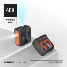 Load image into Gallery viewer, Porodo Lifestyle Multifunction Cooling Waist Fan - Brown/Orange