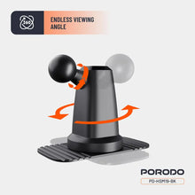 Load image into Gallery viewer, Porodo Magsafe Magnetic Air Vent & Dash Mount - Black