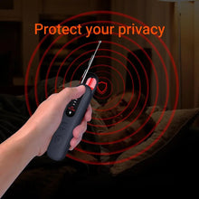 Load image into Gallery viewer, Porodo All - in - 1 Hidden Camera Detector with Built - in Antenna 300mAh - Black - CVRGRM
