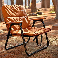 Load image into Gallery viewer, Porodo Lifestyle Camping Foldable Chair - Brown - CVRGRM