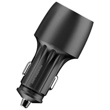 Load image into Gallery viewer, Powerology Velox 66W Dual Type-C Port Car Charger - Black