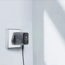 Load image into Gallery viewer, Powerology VoltFLow 45W Type-C Adaptor with TFT Screen C TO C Cable - Grey