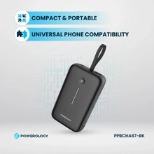 Load image into Gallery viewer, Powerology 20000mAh Power Bank 30W PD - Black