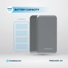Load image into Gallery viewer, Powerology PD20W MagSafe Wireless Power Bank 30000mAh - Dark Grey - CVRGRM