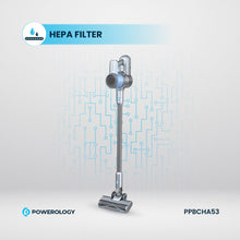 Load image into Gallery viewer, Powerology Cordless Vaccum Cleaner with HD Display & Detachable Battery - Dark Grey