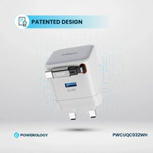 Load image into Gallery viewer, Powerology Single Output | Retractable GaN Charger - CVRGRM