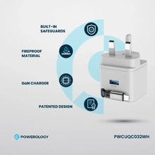 Load image into Gallery viewer, Powerology Single Output | Retractable GaN Charger - CVRGRM