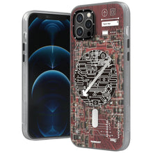 Load image into Gallery viewer, Youngkit Futuristic Circuit Magsafe iPhone 13 Pro Max - Red - CVRGRM