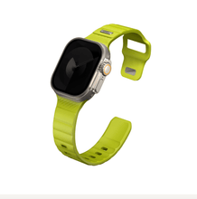 Load image into Gallery viewer, UNIQ Stride Fkm Rubber Apple Watch Strap 49/45/44/42mm - Lime Green - CVRGRM