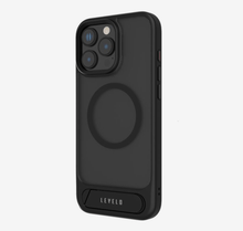 Load image into Gallery viewer, Levelo Matteo Case with Bottom Stand Grip for iPhone 16 Pro Max - CVRGRM