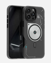 Load image into Gallery viewer, A16 Frosted Case for iPhone 16 Pro Max | Subtle Glow - in - the - Dark | Translucent Gray & White | MagSafe - CVRGRM